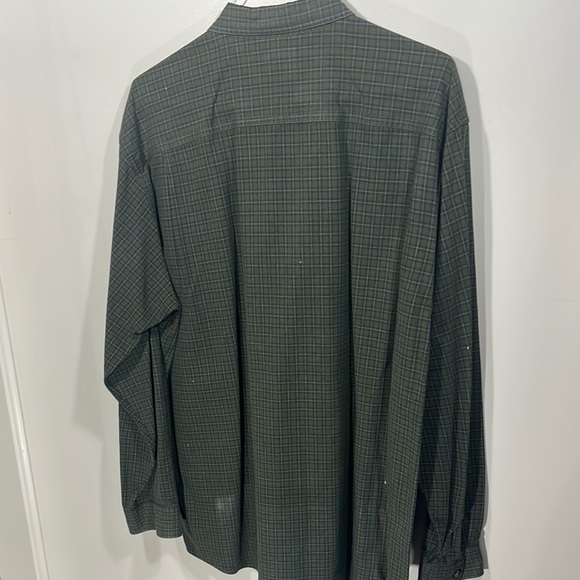 VINTAGE L.L. Bean Green Casual Button Down Shirt - Picture 6 of 6